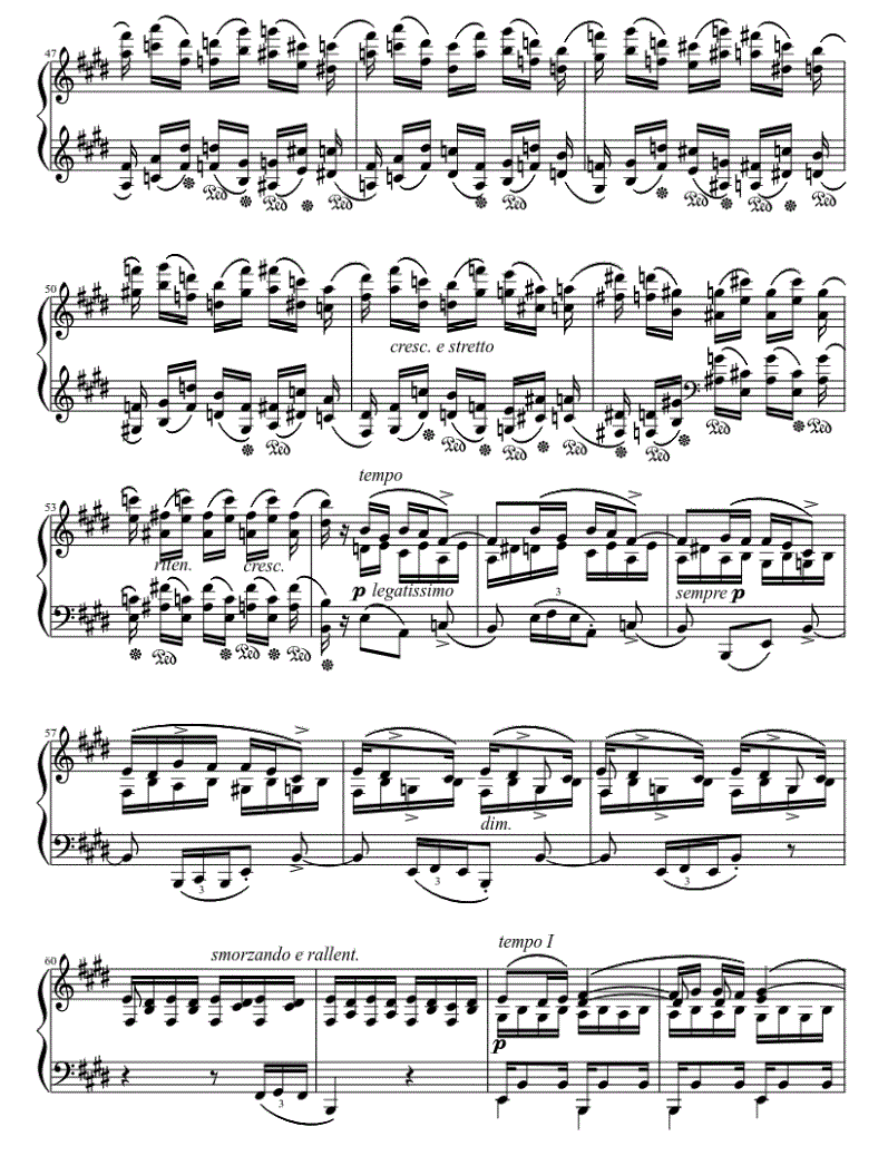 Chopin - Etude in E Maj Op 10 - Tristesse-4